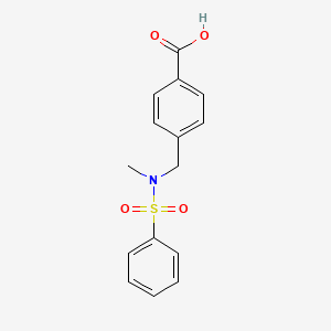 4-{[methyl(phenylsulfonyl)amino]methyl}benzoic acid