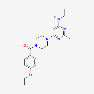 6-[4-(4-ethoxybenzoyl)-1-piperazinyl]-N-ethyl-2-methyl-4-pyrimidinamine