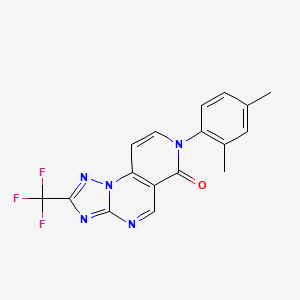 7-(2,4-dimethylphenyl)-2-(trifluoromethyl)pyrido[3,4-e][1,2,4]triazolo[1,5-a]pyrimidin-6(7H)-one