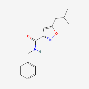 N-benzyl-5-isobutyl-3-isoxazolecarboxamide