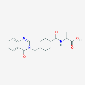 N-({4-[(4-oxo-3(4H)-quinazolinyl)methyl]cyclohexyl}carbonyl)alanine