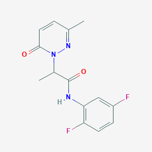 N-(2,5-difluorophenyl)-2-(3-methyl-6-oxo-1(6H)-pyridazinyl)propanamide