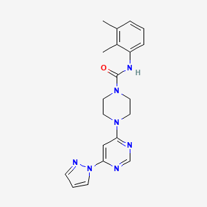 N-(2,3-dimethylphenyl)-4-[6-(1H-pyrazol-1-yl)-4-pyrimidinyl]-1-piperazinecarboxamide