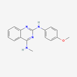 N~2~-(4-methoxyphenyl)-N~4~-methyl-2,4-quinazolinediamine