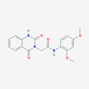 N-(2,4-dimethoxyphenyl)-2-(2-hydroxy-4-oxoquinazolin-3(4H)-yl)acetamide