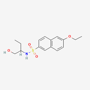 6-ethoxy-N-[1-(hydroxymethyl)propyl]-2-naphthalenesulfonamide