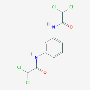 molecular formula C10H8Cl4N2O2 B449451 2,2-dichloro-N-{3-[(dichloroacetyl)amino]phenyl}acetamide 