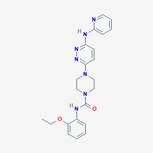 N-(2-ethoxyphenyl)-4-(6-(pyridin-2-ylamino)pyridazin-3-yl)piperazine-1-carboxamide