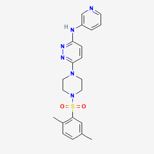 6-{4-[(2,5-dimethylphenyl)sulfonyl]-1-piperazinyl}-N-3-pyridinyl-3-pyridazinamine