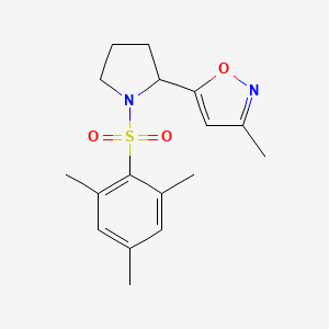 5-[1-(mesitylsulfonyl)-2-pyrrolidinyl]-3-methylisoxazole