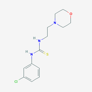 N-(3-chlorophenyl)-N'-[2-(4-morpholinyl)ethyl]thiourea