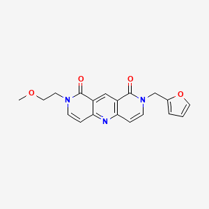 2-(2-furylmethyl)-8-(2-methoxyethyl)pyrido[4,3-b][1,6]naphthyridine-1,9(2H,8H)-dione