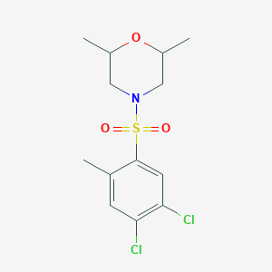 4-[(4,5-dichloro-2-methylphenyl)sulfonyl]-2,6-dimethylmorpholine