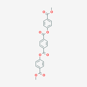 molecular formula C24H18O8 B044951 对苯二甲酸双(4-甲氧羰基苯酯) CAS No. 99328-23-1