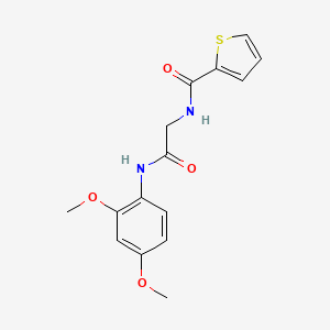 N-{2-[(2,4-dimethoxyphenyl)amino]-2-oxoethyl}-2-thiophenecarboxamide