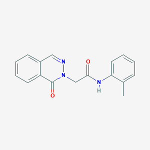 N-(2-methylphenyl)-2-(1-oxo-2(1H)-phthalazinyl)acetamide