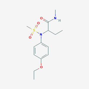 2-[(4-ethoxyphenyl)(methylsulfonyl)amino]-N-methylbutanamide