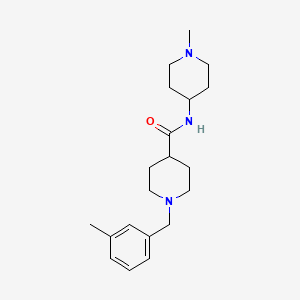 1-(3-methylbenzyl)-N-(1-methyl-4-piperidinyl)-4-piperidinecarboxamide