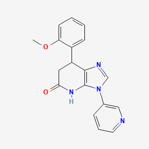 7-(2-methoxyphenyl)-3-(3-pyridinyl)-3,4,6,7-tetrahydro-5H-imidazo[4,5-b]pyridin-5-one