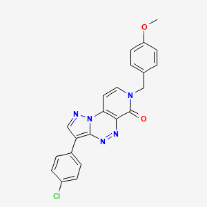 3-(4-chlorophenyl)-7-(4-methoxybenzyl)pyrazolo[5,1-c]pyrido[4,3-e][1,2,4]triazin-6(7H)-one