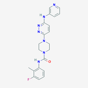 N-(3-fluoro-2-methylphenyl)-4-[6-(3-pyridinylamino)-3-pyridazinyl]-1-piperazinecarboxamide