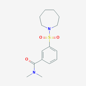 3-(AZEPANE-1-SULFONYL)-N,N-DIMETHYLBENZAMIDE