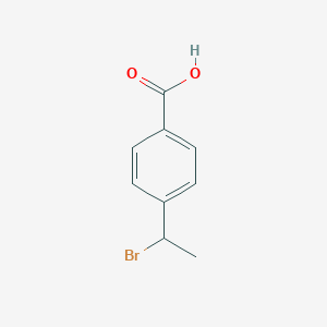 molecular formula C9H9BrO2 B044954 4-(1-Bromoethyl)benzoic acid CAS No. 113023-73-7