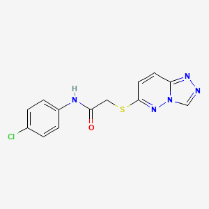 N-(4-chlorophenyl)-2-([1,2,4]triazolo[4,3-b]pyridazin-6-ylsulfanyl)acetamide