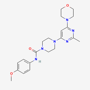 N-(4-METHOXYPHENYL)-4-[2-METHYL-6-(MORPHOLIN-4-YL)PYRIMIDIN-4-YL]PIPERAZINE-1-CARBOXAMIDE