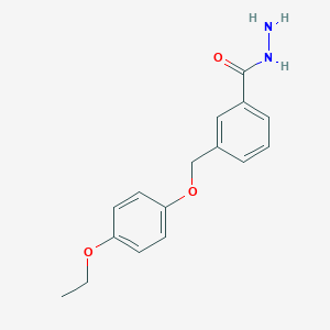 3-[(4-Ethoxyphenoxy)methyl]benzohydrazide