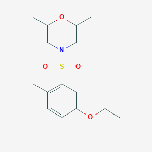 4-[(5-ethoxy-2,4-dimethylphenyl)sulfonyl]-2,6-dimethylmorpholine