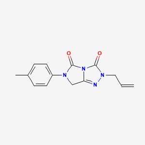 2-allyl-6-(4-methylphenyl)-6,7-dihydro-3H-imidazo[5,1-c][1,2,4]triazole-3,5(2H)-dione