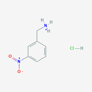 molecular formula C7H10ClN2O2+ B044955 3-Nitrobenzylamine hydrochloride CAS No. 26177-43-5