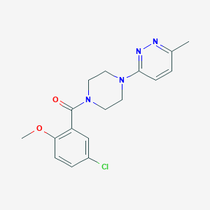 3-[4-(5-chloro-2-methoxybenzoyl)-1-piperazinyl]-6-methylpyridazine