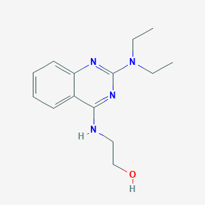 2-{[2-(diethylamino)-4-quinazolinyl]amino}ethanol