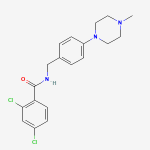 2,4-dichloro-N-[4-(4-methyl-1-piperazinyl)benzyl]benzamide