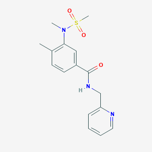 4-METHYL-3-(N-METHYLMETHANESULFONAMIDO)-N-[(PYRIDIN-2-YL)METHYL]BENZAMIDE