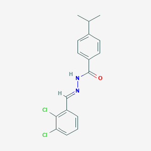 molecular formula C17H16Cl2N2O B449607 N'-(2,3-dichlorobenzylidene)-4-isopropylbenzohydrazide 