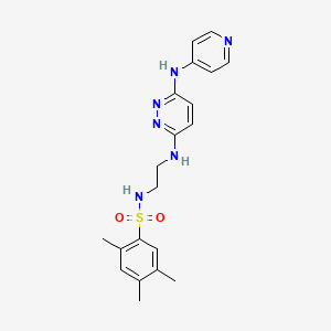 2,4,5-trimethyl-N-(2-{[6-(4-pyridinylamino)-3-pyridazinyl]amino}ethyl)benzenesulfonamide