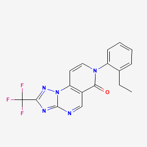 7-(2-ethylphenyl)-2-(trifluoromethyl)pyrido[3,4-e][1,2,4]triazolo[1,5-a]pyrimidin-6(7H)-one