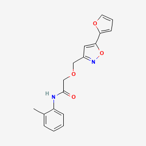 2-{[5-(2-furyl)-3-isoxazolyl]methoxy}-N-(2-methylphenyl)acetamide