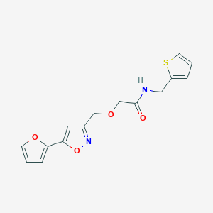 2-{[5-(2-furyl)-3-isoxazolyl]methoxy}-N-(2-thienylmethyl)acetamide