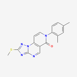 7-(2,4-dimethylphenyl)-2-(methylsulfanyl)pyrido[3,4-e][1,2,4]triazolo[1,5-a]pyrimidin-6(7H)-one