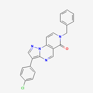 7-benzyl-3-(4-chlorophenyl)pyrazolo[1,5-a]pyrido[3,4-e]pyrimidin-6(7H)-one