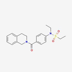 N-ETHYL-N-[4-(1,2,3,4-TETRAHYDROISOQUINOLINE-2-CARBONYL)PHENYL]ETHANE-1-SULFONAMIDE