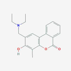 2-[(diethylamino)methyl]-3-hydroxy-4-methyl-6H-benzo[c]chromen-6-one