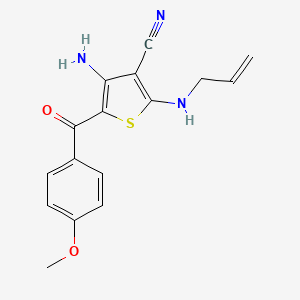 2-(allylamino)-4-amino-5-(4-methoxybenzoyl)-3-thiophenecarbonitrile