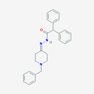 molecular formula C26H27N3O B449684 N'-(1-benzyl-4-piperidinylidene)-2,2-diphenylacetohydrazide 