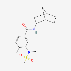 N-bicyclo[2.2.1]hept-2-yl-4-methyl-3-[methyl(methylsulfonyl)amino]benzamide