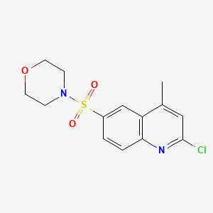 2-Chloro-4-methyl-6-(morpholin-4-ylsulfonyl)quinoline